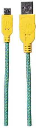 Manhattan Cablu Micro USB Tip Regular USB 2.0 Albastru 1.8m 1 Bucată
