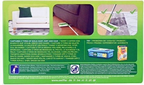 Swiffer Maxi Rotating Dust Collector with Handle 12 Pieces 12pcs