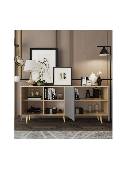 Буфет Дървен SteweHome Многоцветен 180x45x80см