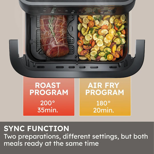 Haier Air Fryer With Double Removable Container 11l Black HAF3ADW 011