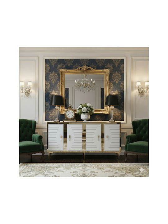 Буфет Дървен Златист 150x32x75см