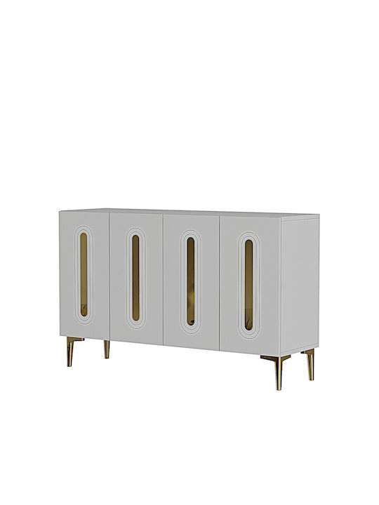Μπουφές Ξύλινος Καφέ 120x32x75cm