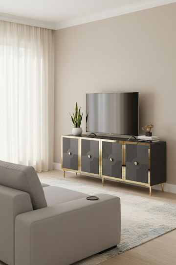 Sideboard Holz Braun 180x32x75cm Sideboard Holz Braun 180x32x75cm