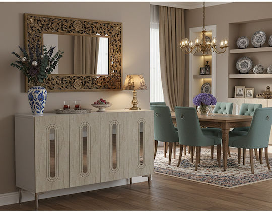 Sideboard Holz Braune 120x32x75cm Sideboard Holz Braune 120x32x75cm