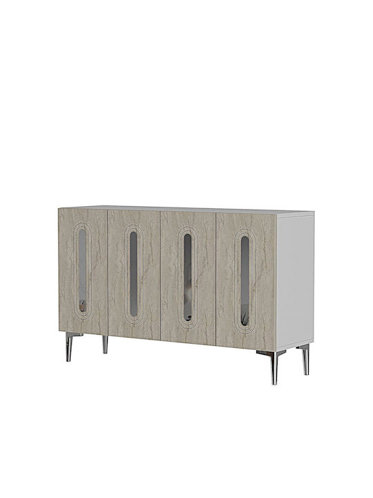 Буфет Дървен SteweHome Кафяв 120x32x75cm