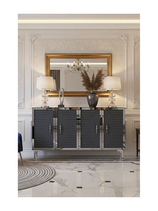Sideboard Holz Braune 120x30x75cm