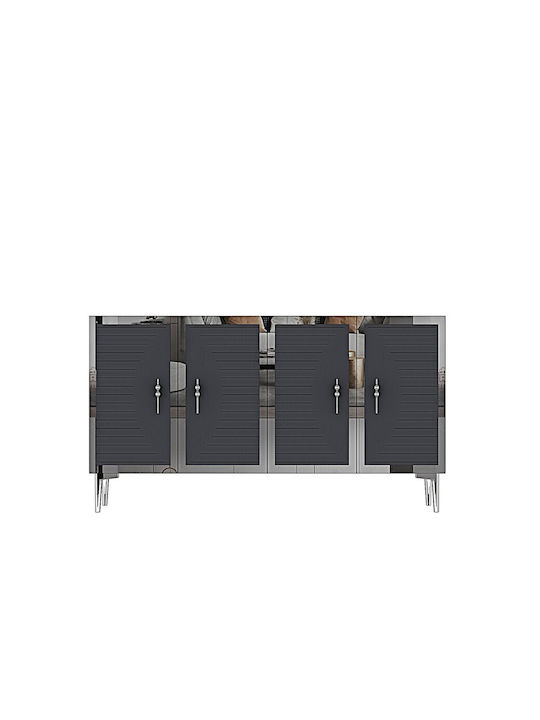 Sideboard Holz Braune 120x30x75cm