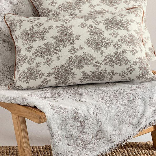 Palamaiki Decorative Pillow Case from 100% Cotton Multicolour 40x60cm