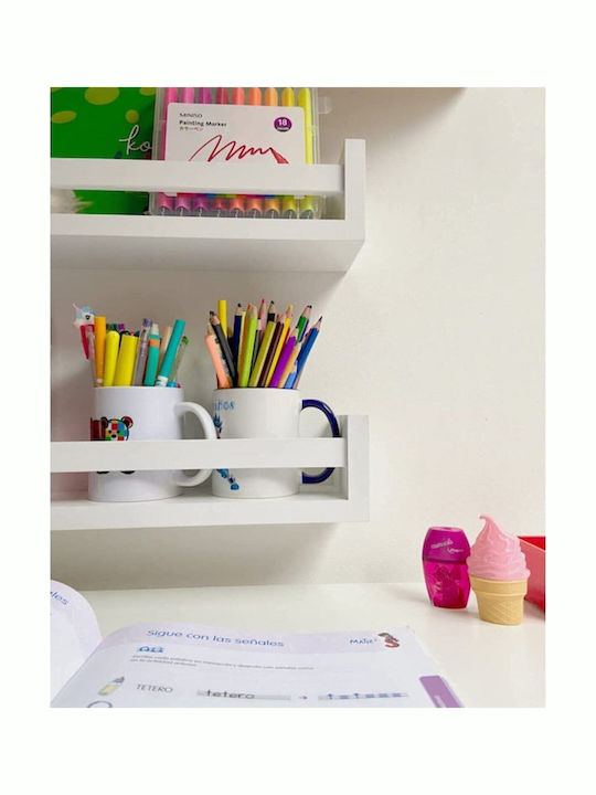 Kids Wall Mount Shelf 43x8x8cm