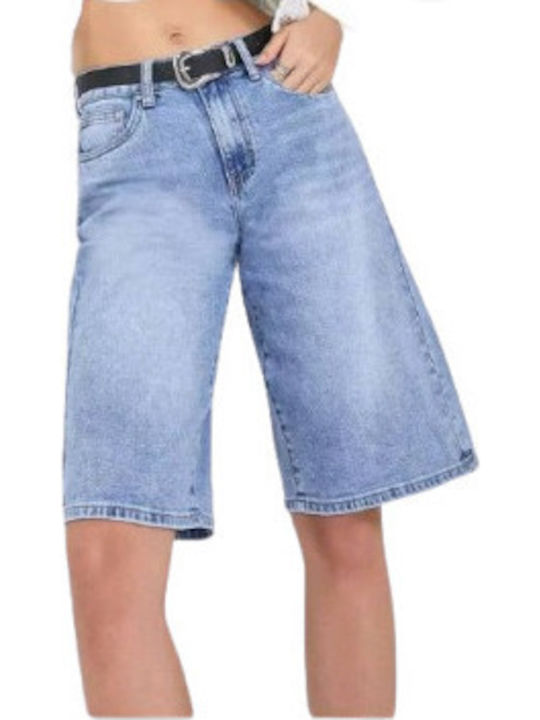 Lange Damen-Bermudas aus Jean