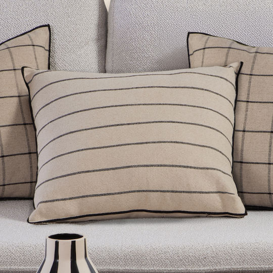 Nef-Nef Homeware Sofa Cushion Unite Black 40x40cm