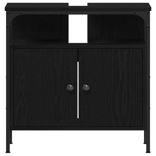 vidaXL Vanity Unit Without Sink M60xD30xH60cm Black Oak