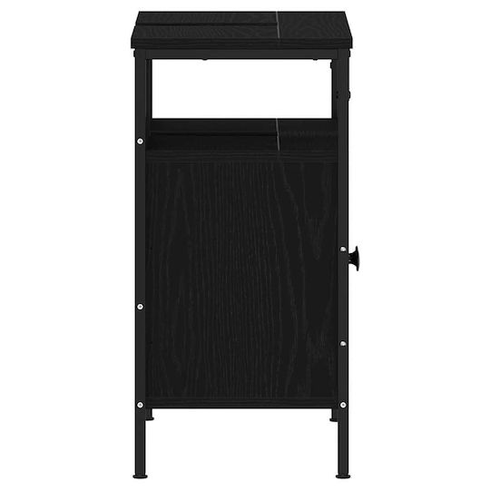 vidaXL Vanity Unit Without Sink M60xD30xH60cm Black Oak