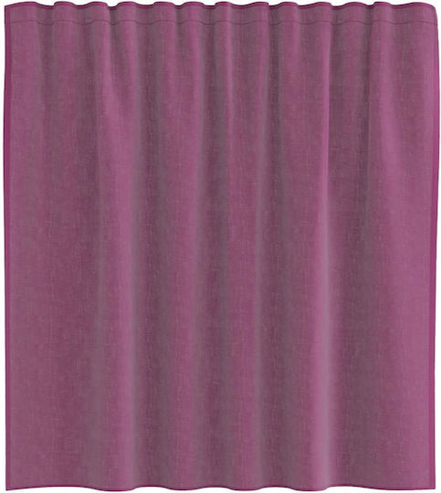 vidaXL vidaXL Vorhänge Fenster mit Oberer Registerkarte Lila 140x140cm