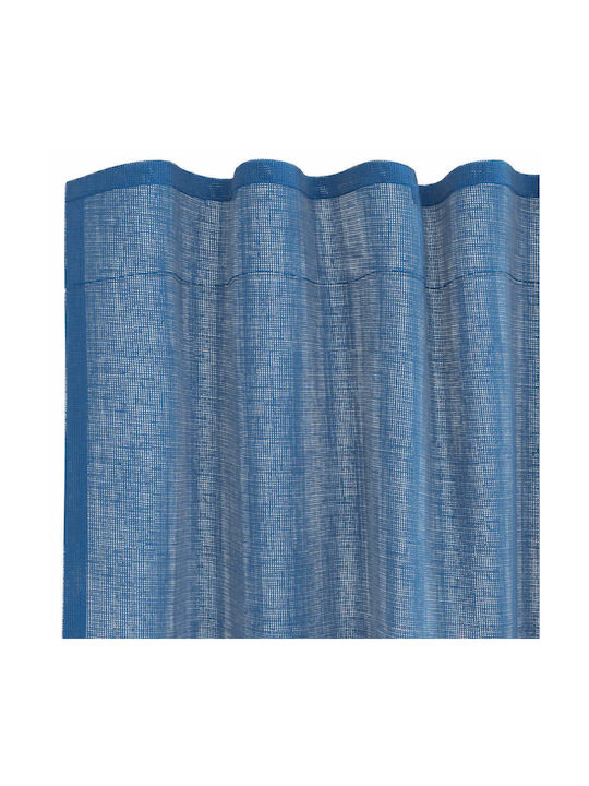 vidaXL Set Window Curtains with Tab Tops Royal Blue 140x225cm
