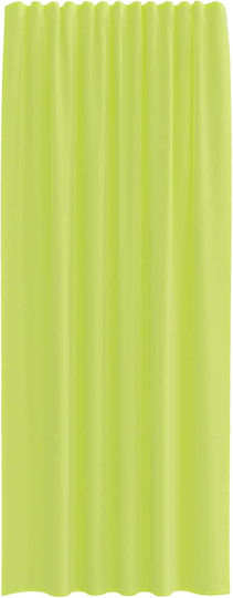 vidaXL Set Window Curtains with Tab Tops Apple Green 140x225cm