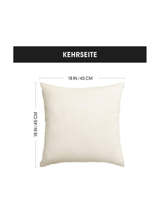 Artoid Mode Decorative Pillow Case Orange 50x50cm