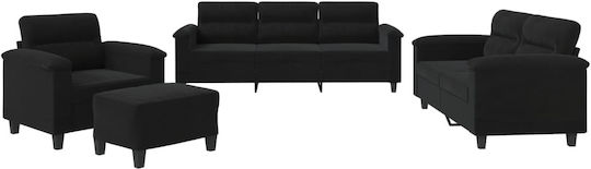 Σετ Σαλονιού 3θέσιος & 2θέσιος & πολυθρόνα & σκαμπό