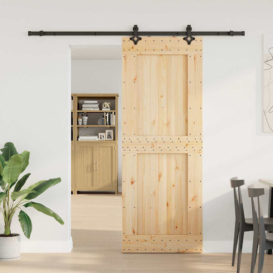 Πόρτα Εσωτερική Συρόμενη Laminate 344533 Ύψους 210cm