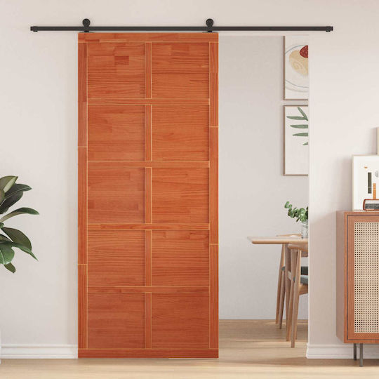 Ușă Tip Hambar Ceară Antichizată 80 X 2,5 X 208 Cm 42047151 Maro Ușă Tip Hambar Ceară Antichizată 80 X 2,5 X 208 Cm 42047151 Maro