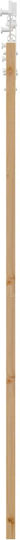 Vidaxl Ușă Glisantă Lemn Natural Alb 61 X 198,5 Cm