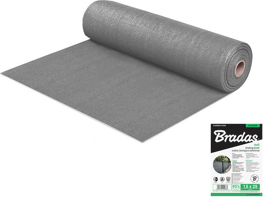 Shade Cover Net 95% 1.2x10m Gray