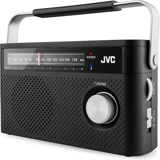 JVC RA-E315B Radio de Birou Electric cu Bluetooth Negru