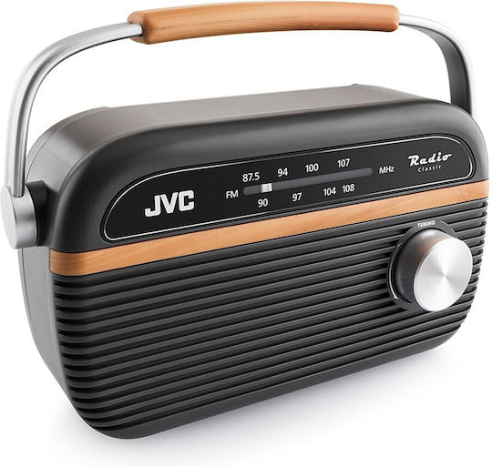JVC RA-E215G Επιτραπέζιο Ραδιόφωνο Ρεύματος Γκρι