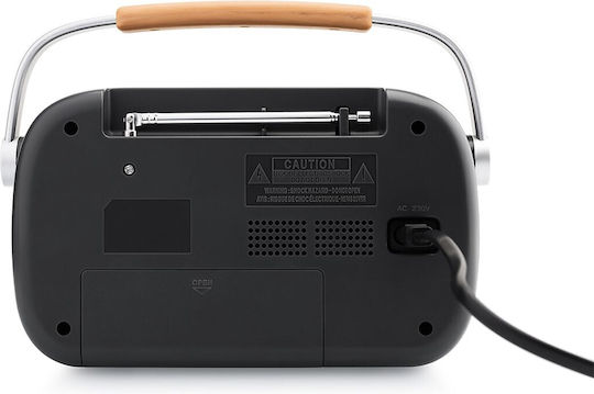 JVC RA-E215G Επιτραπέζιο Ραδιόφωνο Ρεύματος Γκρι
