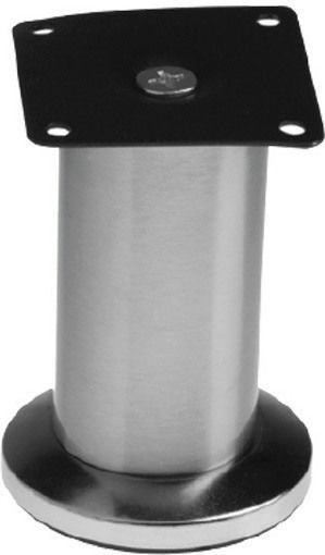 Import Hellas A013 Metallic Furniture Leg with Regulator 5x5x10cm Nickel Matte 10 A013