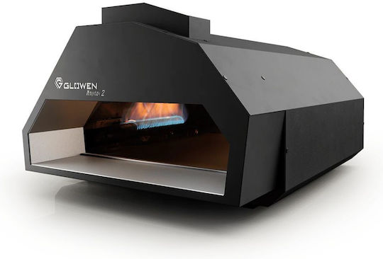 Glowen Wood Traditional Pizza Oven Black