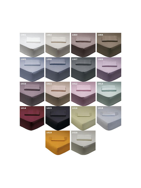 Das Home Sheet Semi Double with Elastic 120x200+35cm. 1011 Pink