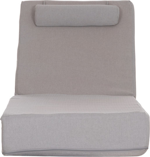 HomeMarkt Waterproof Sunbed Cushion with Backrest Olefin Fishbone