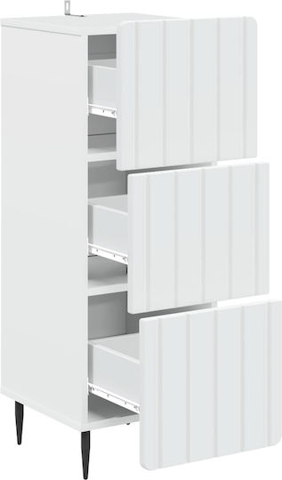 Comodă de Depozitare din Lemn cu 3 Sertare M33xL34,5xÎ92cm