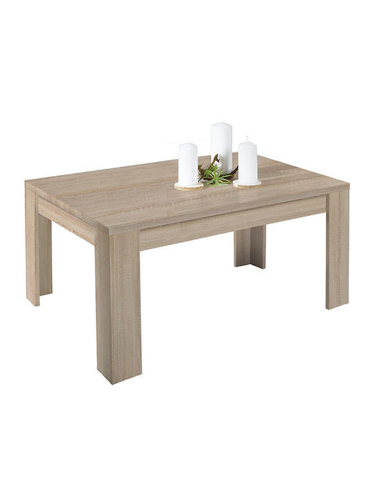 Liberta Kaffeetisch Zentral Rechteckig Holz Beige M90xT50xH45,5cm