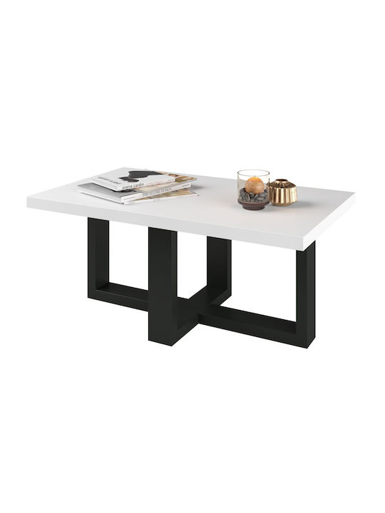 Rechteckiges Zentral Kaffeetisch Aveni Holz Beige M102xT60xH44cm