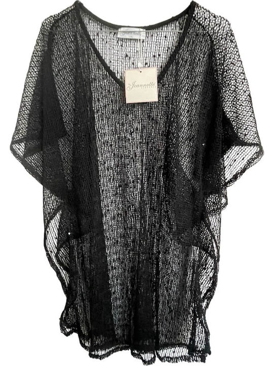 Jeannette Lingerie Îmbrăcăminte De Plajă Pentru Femei Caftan Negru