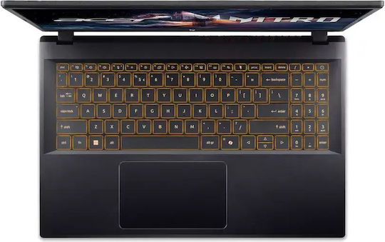 Acer Nitro V 15 15.6" IPS Full HD 165Hz (Ryzen 7-170/32GB/500GB SSD + 32GB SSD/GeForce RTX 5060/Windows 11 Pro) (Международен английски език клавиатура)