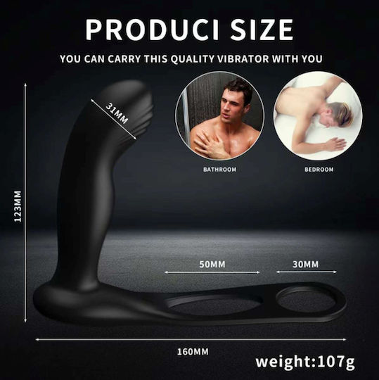Aph Cock Ring Penis Anal Vibrator Cl-16-18-β