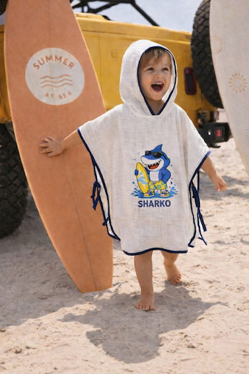 SteweHome Kids Bathrobe White Hooded