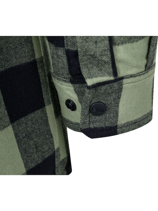 Bennon Pippo Arbeitshemd Khaki Schwarz