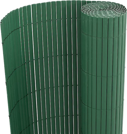 vidaXL Plastic Fence Panel in Green Colour 3x1.8m