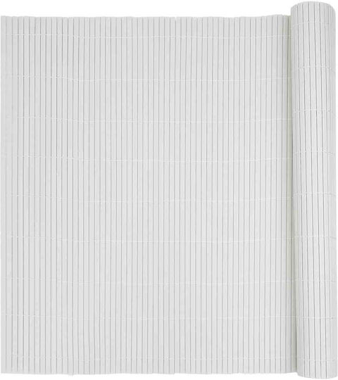 vidaXL Kunststoff Zaunpaneel in Weißer Farbe 3x1.8m