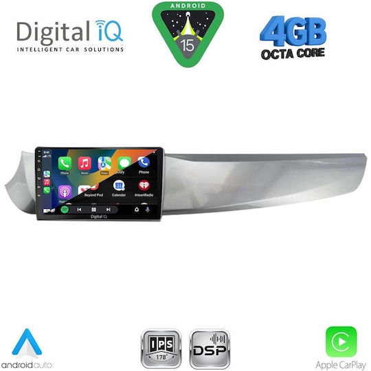 Digital IQ Car Audio System for Alfa Romeo Giulietta 2010-2014 Bluetooth USB WiFi GPS Apple CarPlay Android Auto with 9" Touch Screen