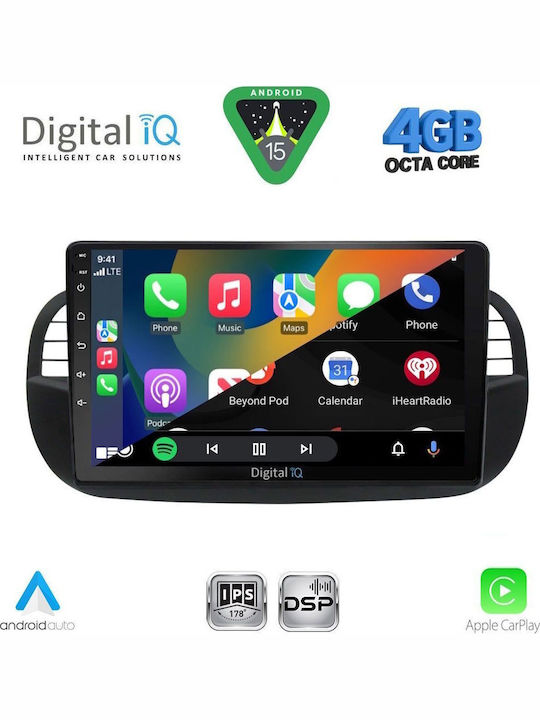 Digital IQ Ηχοσύστημα Αυτοκινήτου για Daihatsu Sirion 2006-2012 (Bluetooth/USB/WiFi/GPS/Apple-Carplay/Android-Auto) με Οθόνη Αφής 10"