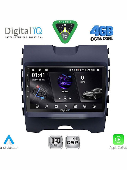 Digital IQ Car Audio System for Ford EcoSport 2012-2018 Bluetooth USB WiFi GPS Apple CarPlay Android Auto with 9" Touch Screen