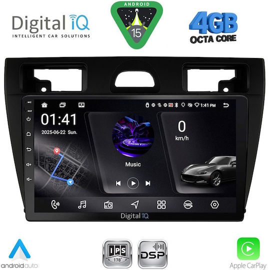 Digital IQ Car Audio System for Ford EcoSport 2012-2018 Bluetooth USB WiFi GPS Apple CarPlay Android Auto with 9" Touch Screen