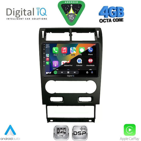 Digital IQ Ηχοσύστημα Αυτοκινήτου για Ford Mondeo 2003-2006 (Bluetooth/USB/WiFi/GPS/Apple-Carplay/Android-Auto) με Οθόνη Αφής 9"