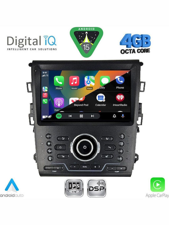 Digital IQ Ηχοσύστημα Αυτοκινήτου για Ford Kuga / C-Max 2013-2019 (Bluetooth/USB/WiFi/GPS/Apple-Carplay/Android-Auto) με Οθόνη Αφής 9"