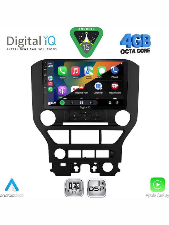 Digital IQ Car Audio System for Ford Mondeo 2011-2013 with Clima (Bluetooth/USB/WiFi/GPS/Apple CarPlay/Android Auto) with 10" Touch Screen